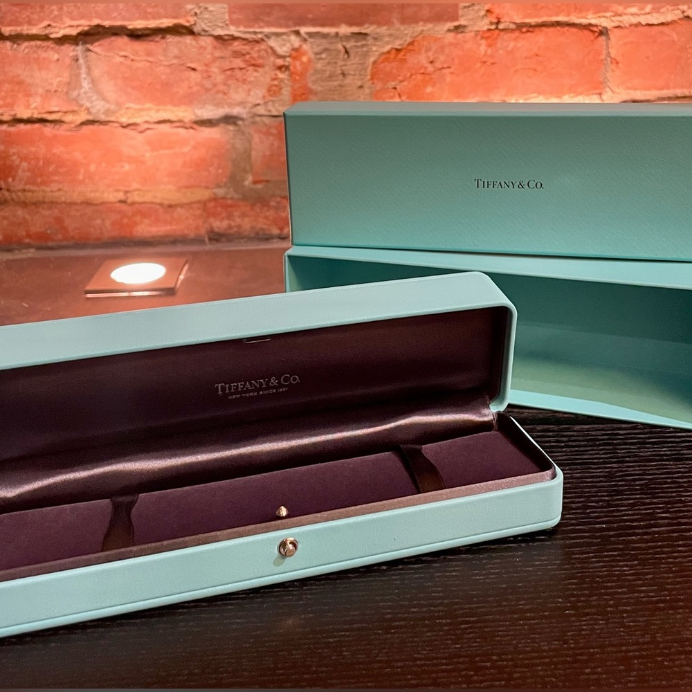 Tiffany & Co. Necklace Box and Necklace Container